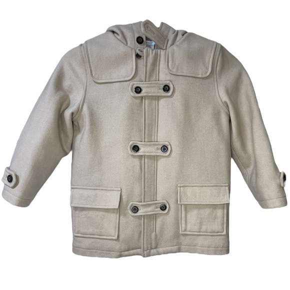 Wool Hooded Zip-Up Duffle Coat - Picture 2 of 9